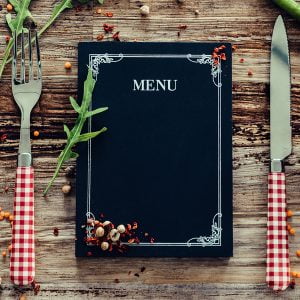 come progettare un menu
